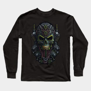 Cyborg Heads S03 D82 Long Sleeve T-Shirt